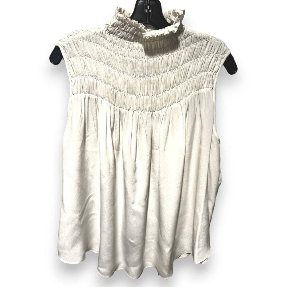 FRAME Women’s Silk Blouse Off White